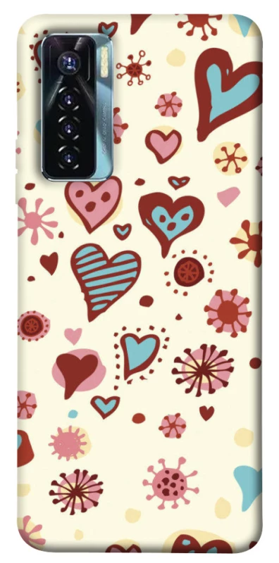 Чохол на TECNO Camon 17 Pro Pretty hearts фото 1 з 1