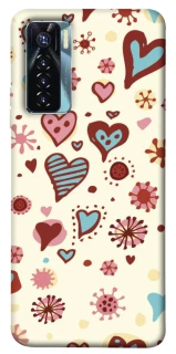 Чехол на TECNO Camon 17 Pro Pretty hearts фото 1 из 1