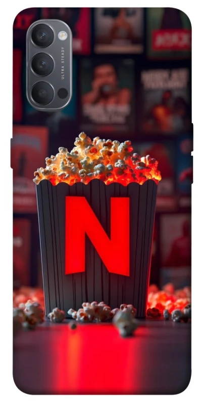 Чохол на Oppo Reno 4 Netflix and popcorn фото 1 з 1