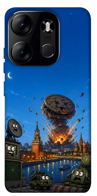 Чехол на Tecno Spark Go 2023 Moscow never sleeps ver.8 фото 1 из 1