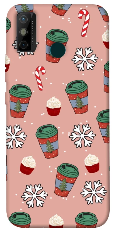 Чехол на TECNO Spark 6 Go Новогодний v38 фото 1 из 1