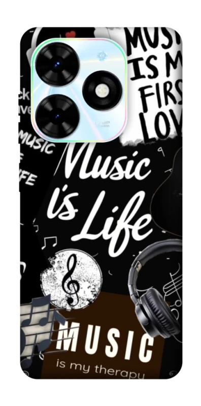Чохол на TECNO Spark Go 2024 Music is Life фото 1 з 1