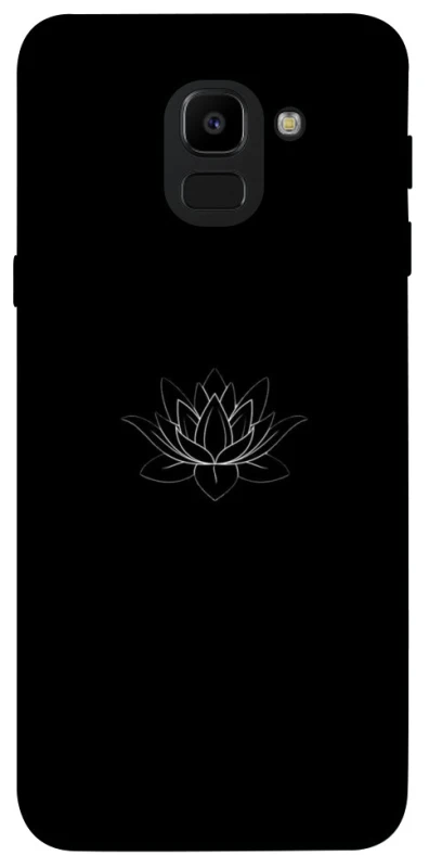 Чохол на Samsung J600F Galaxy J6 (2018) Black Lotus фото 1 з 1