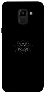 Чохол на Samsung J600F Galaxy J6 (2018) Black Lotus фото 1 Чохол на Samsung J600F Galaxy J6 (2018) Black Lotus фото 1 з 1
