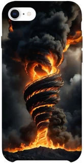 Чехол на Apple iPhone SE (2020) Огненный торнадо фото 1 из 1