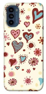 Чехол на Motorola Moto G41 Pretty hearts фото 1 из 1