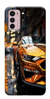 Чохол на Motorola Moto G42 Golden sports car фото 1 з 1