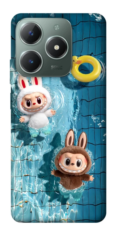 Чохол на Realme C61 Labubu in the pool фото 1 з 1