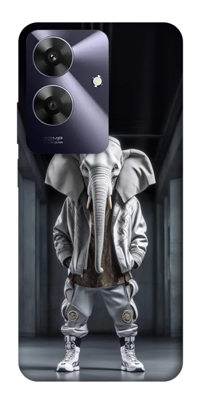 Чехол на Realme Note 60 Слон v2 фото 1 из 1