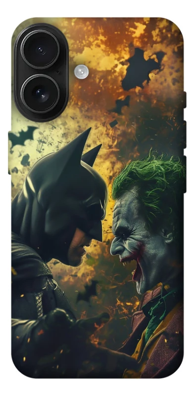 Чохол на Apple iPhone 17 (6.3") Batman and the Joker фото 1 з 1