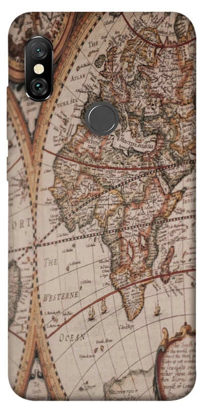 Чехол на Xiaomi Redmi Note 6 Pro Карта путешествий фото 1 из 1
