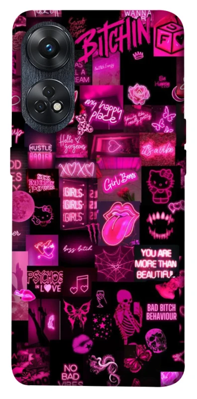 Чехол на Oppo Reno 8T 4G Hot collage ver.8 фото 1 из 1
