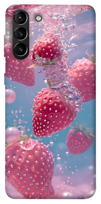 Чохол на Samsung Galaxy S21+ Полуниця в воді фото 1 з 1