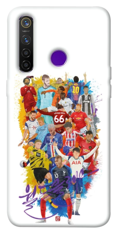 Чохол на Realme 5 Pro Football Abstract v2 фото 1 з 1
