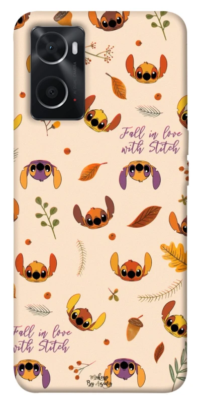 Чехол на Oppo A76 4G Fall in love with Stitch фото 1 из 1