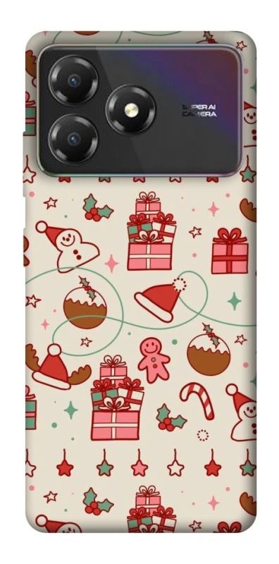 Чохол на ZTE Blade A36 Новорічний v14 фото 1 з 1