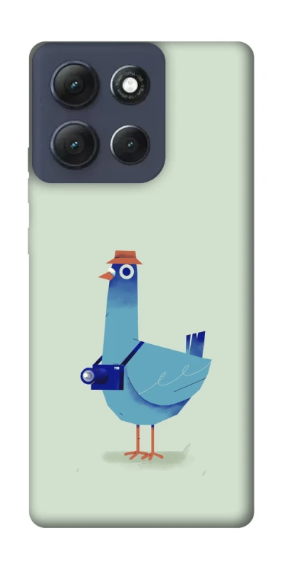 Чехол на Motorola Moto G86 Power Голуб-детектив фото 1 из 1