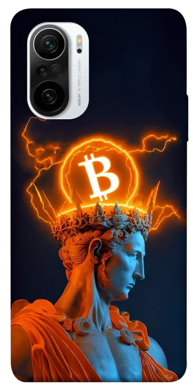 Чехол на Xiaomi Redmi K40 / K40 Pro / K40 Pro+ / Poco F3 Bitcoin God фото 1 из 1