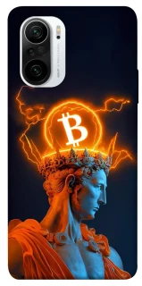 Чехол на Xiaomi Redmi K40 / K40 Pro / K40 Pro+ / Poco F3 Bitcoin God фото 1 из 1