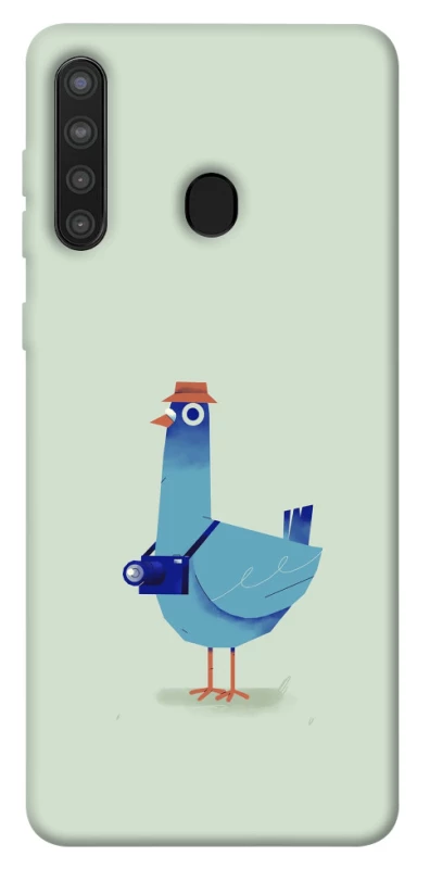 Чохол на Samsung Galaxy A21 Голуб-детектив фото 1 з 1