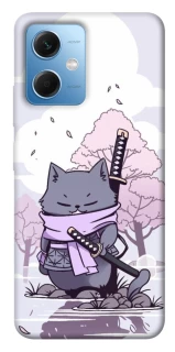 Чохол на Xiaomi Poco X5 5G Samurai cat фото 1 Чохол на Xiaomi Poco X5 5G Samurai cat фото 1 з 1