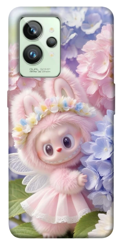 Чохол на Realme GT2 Labubu & Flowers ver.1 фото 1 з 1