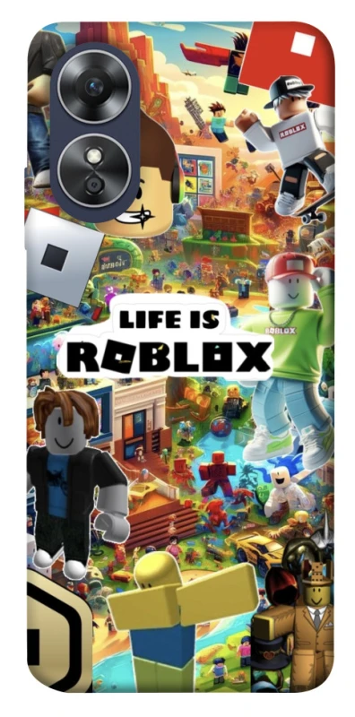Чохол на Oppo A17 Life is Roblox фото 1 з 1