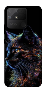 Чохол на Realme Narzo 50A Чорний кіт фото 1 з 1