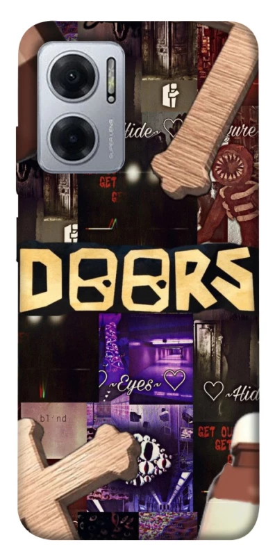 Чохол на Xiaomi Redmi Note 11E Roblox doors dark mode фото 1 з 1