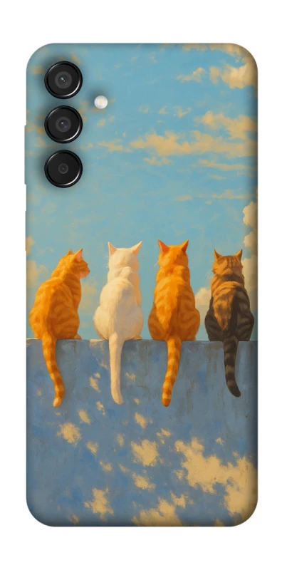Чехол на Samsung Galaxy M15 5G cats on wall фото 1 Чехол на Samsung Galaxy M15 5G cats on wall фото 1 из 1