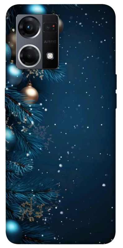 Чохол на Oppo Reno 7 4G Новорічний v33 фото 1 з 1