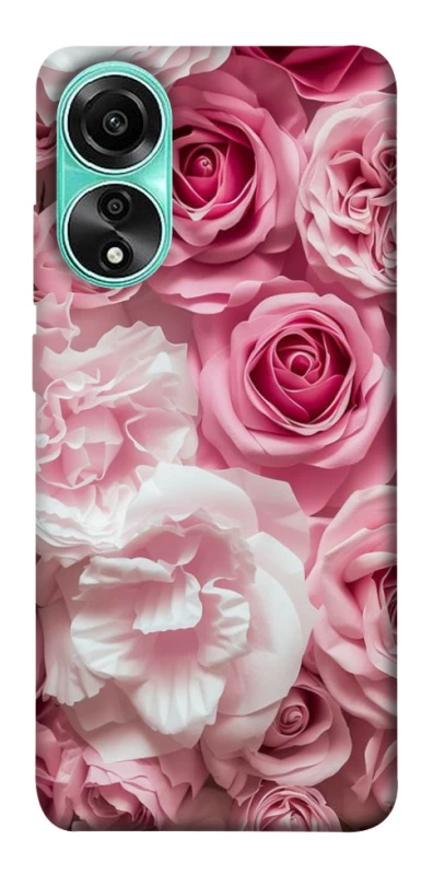 Чохол на Oppo A78 4G Рожеві Квіти фото 1 з 1