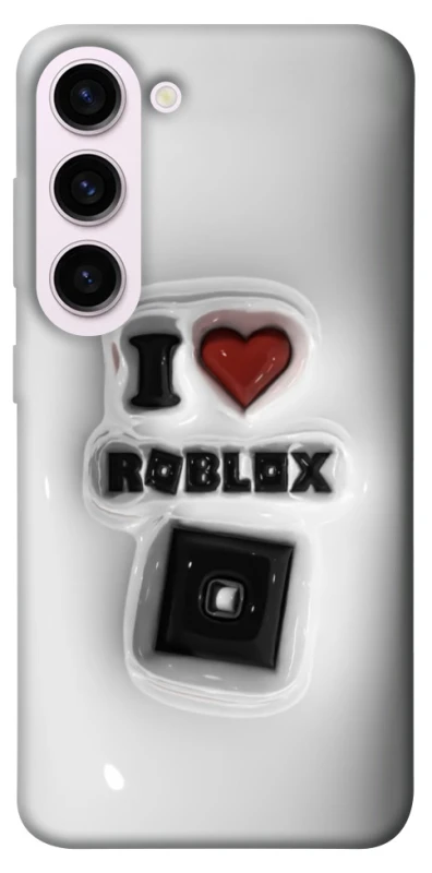 Чохол на Samsung Galaxy S23+ I love Roblox фото 1 з 1