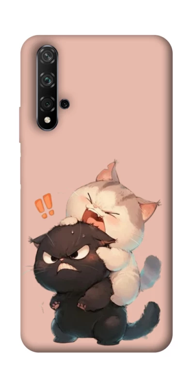 Чехол на Huawei Honor 20 / Nova 5T Сat and cat фото 1 Чехол на Huawei Honor 20 / Nova 5T Сat and cat фото 1 из 1