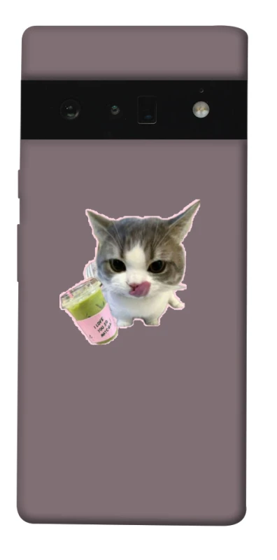 Чохол на Google Pixel 6 Pro cat matcha фото 1 з 1