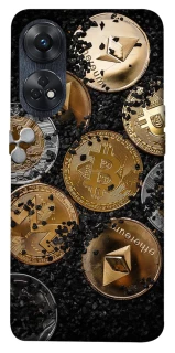 Чехол на Oppo Reno 8T 4G Many coins v2 фото 1 из 1