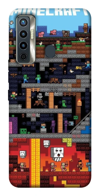 Чохол на TECNO Camon 17 Minecraft фото 1 з 1