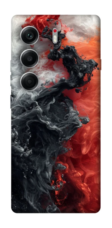 Чохол на Tecno Camon 40 Black and Red фото 1 з 1