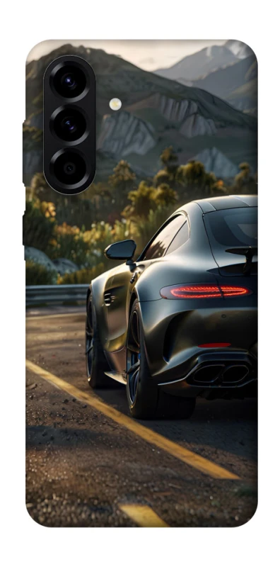 Чехол на Samsung Galaxy A57 5G Car in the mountains фото 1 из 1