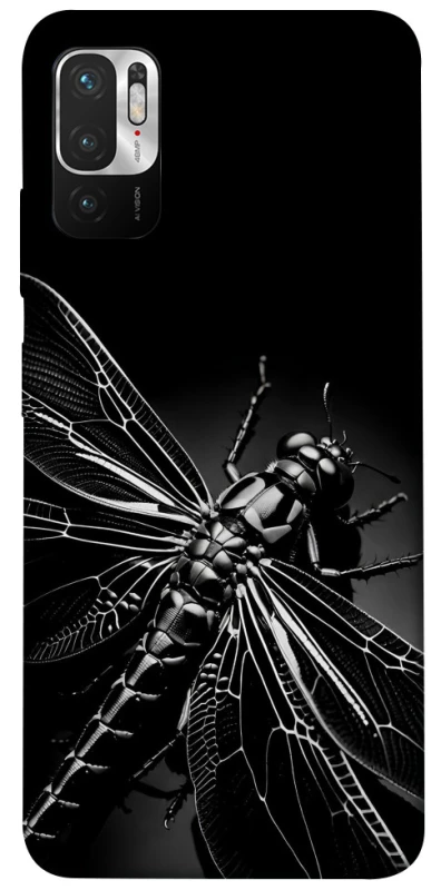 Чехол на Xiaomi Redmi Note 10 5G Black dragonfly фото 1 из 1
