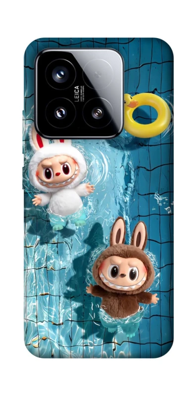 Чохол на Xiaomi 15 Labubu in the pool фото 1 з 1