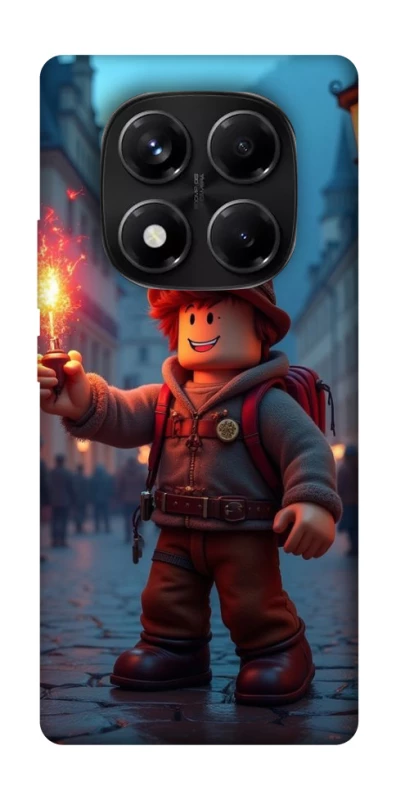 Чохол на Xiaomi Redmi Note 14 Pro 5G Roblox Fire Logo Blue Flames фото 1 з 1