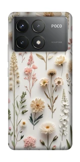 Чохол на Xiaomi Poco F6 Pro Floral design ver.1 фото 1 з 1