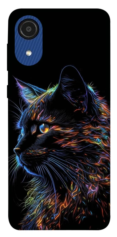 Чохол на Samsung Galaxy A03 Core Чорний кіт фото 1 Чохол на Samsung Galaxy A03 Core Чорний кіт фото 1 з 1