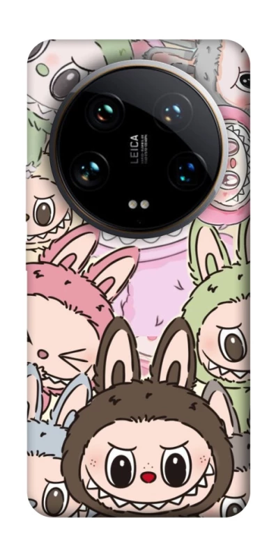 Чохол на Xiaomi 14 Ultra All Labubu 3 фото 1 з 1