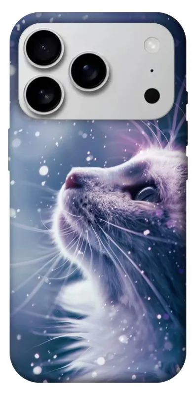Чехол на Apple iPhone 18 Pro Max Snow cat фото 2 из 2