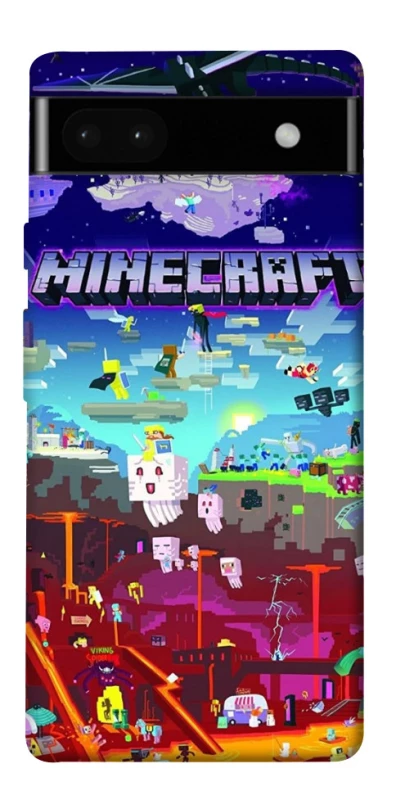 Чохол на Google Pixel 6a Minecraft world фото 1 з 1