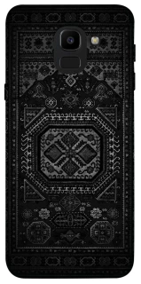 Чехол на Samsung J600F Galaxy J6 (2018) Черный ковер фото 1 из 1