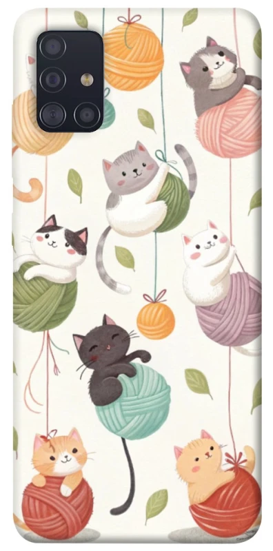 Чохол на Samsung Galaxy A51 Funny Kittens фото 1 з 1
