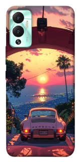 Чохол на Infinix Hot 12 Play Porsche at sunset фото 1 з 1